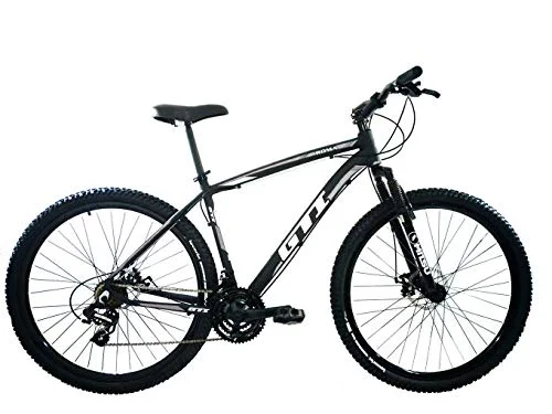 Bicicleta Aro 29 GTI Roma 21v Freio a Disco Preto Cinza 19