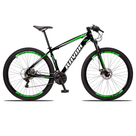 Bicicleta Aro 29 Ravok 21v Alumínio Alavanca V-Fire Freios a Disco com Suspensão
