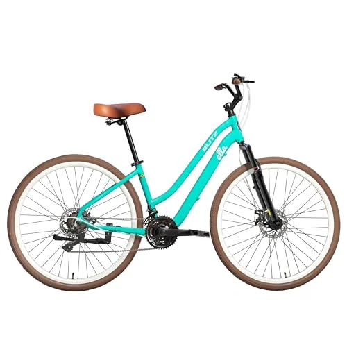 Bicicleta Blitz Aro 29 Ella Alum Shimano 21v (Azul)