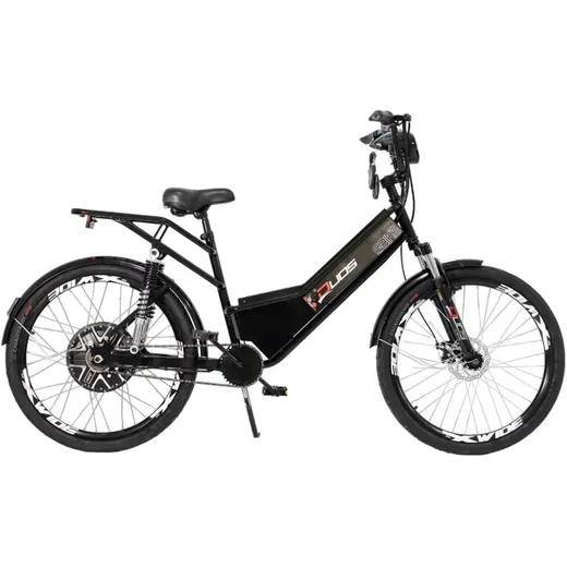 Bicicleta Elétrica Duos Confort FULL 800W 48V Preta