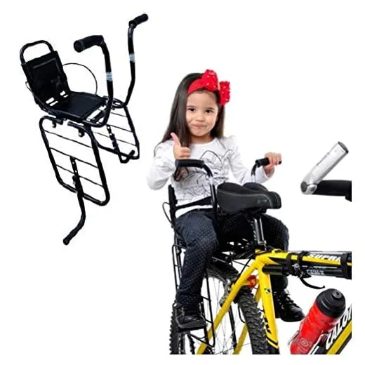 Cadeirinha de Bicicleta com Cinto de Segurança para Bagageiro