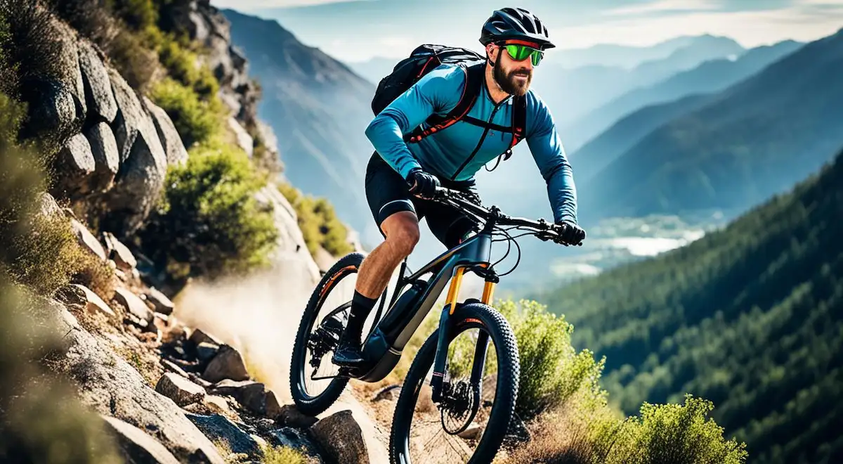 Bicicleta elétrica potente para subidas íngremes