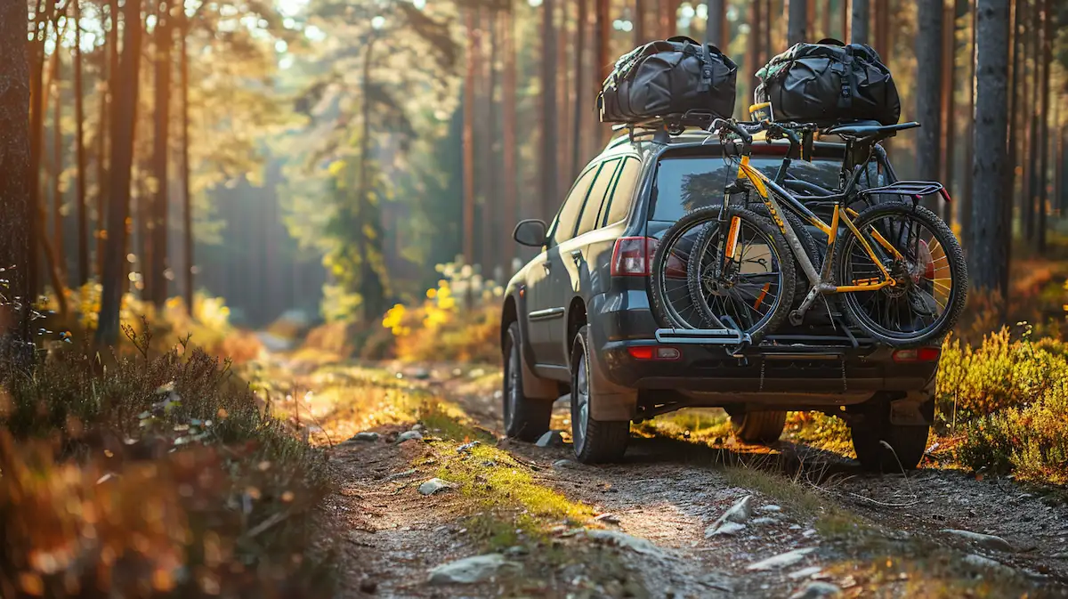 Diferentes modelos de transbike para carros sedan