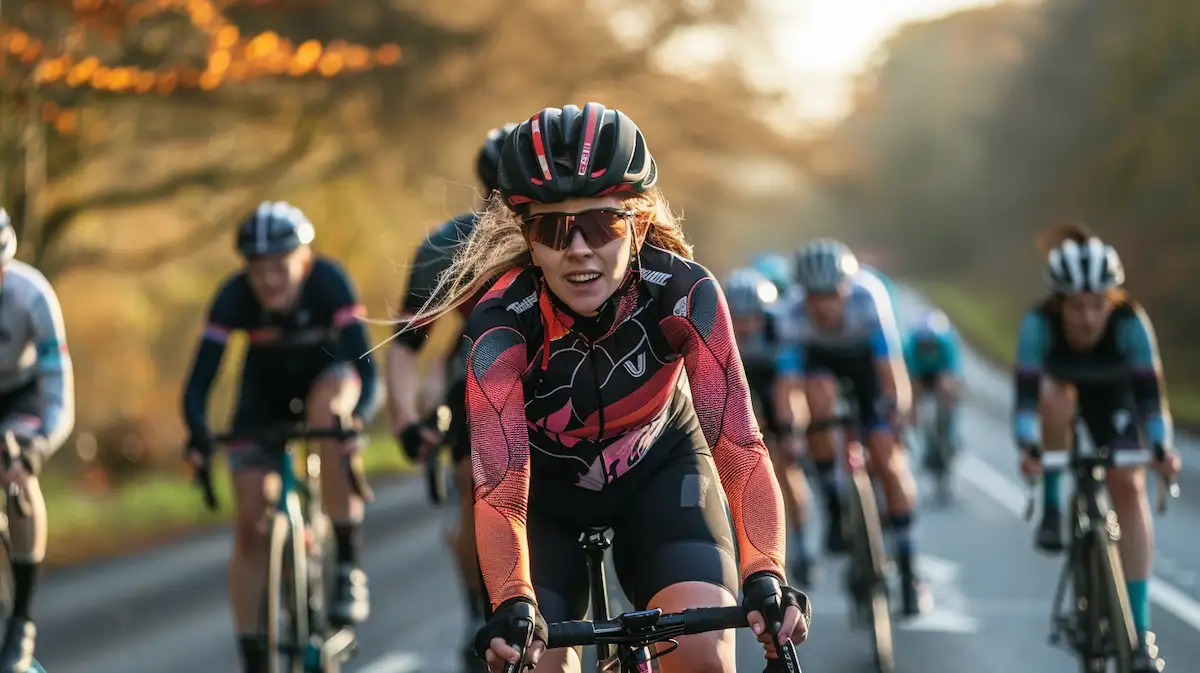 roupa de ciclismo feminina manga longa