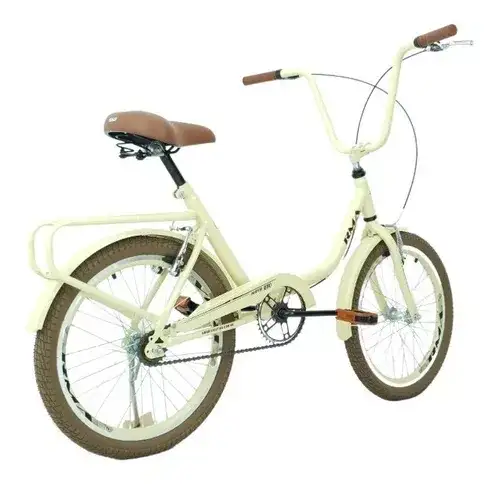 Bicicleta Tipo Monareta Antiga Retro Vintage Rma Exclusiva Cor Creme